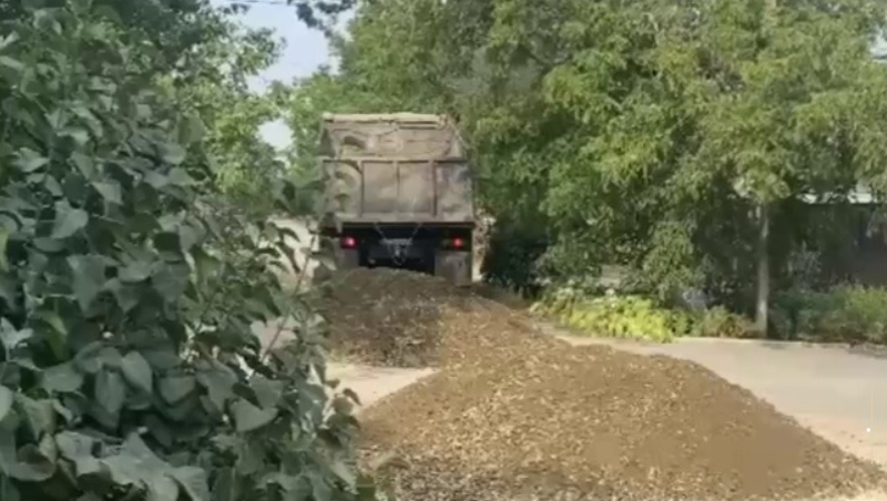 В Пелагиаде отремонтировали дорогу через год после жалобы главе Ставрополья