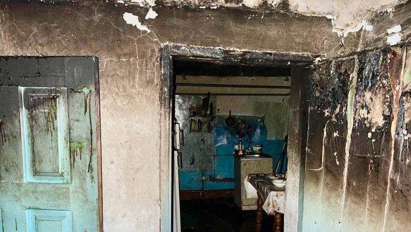 Пенсионер пострадал во время ночного пожара в Будённовском округе