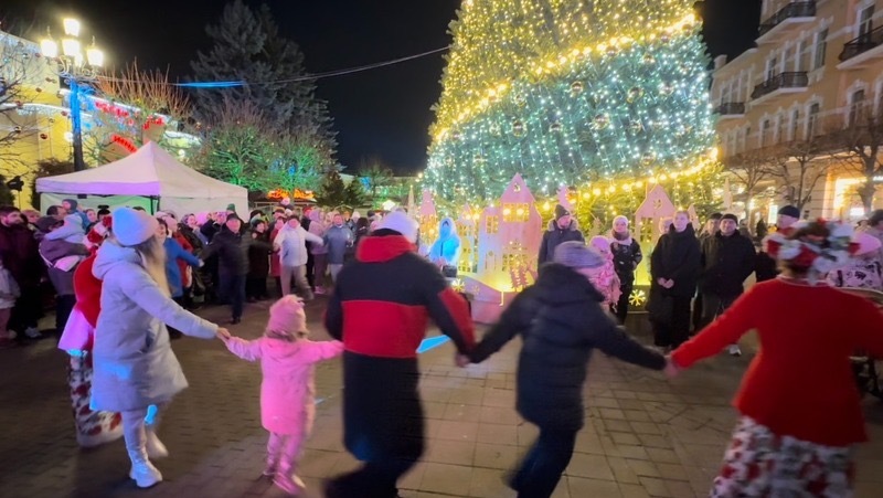 Курортный бульвар Кисловодска стал самым популярным местом у туристов в новогодние праздники 
